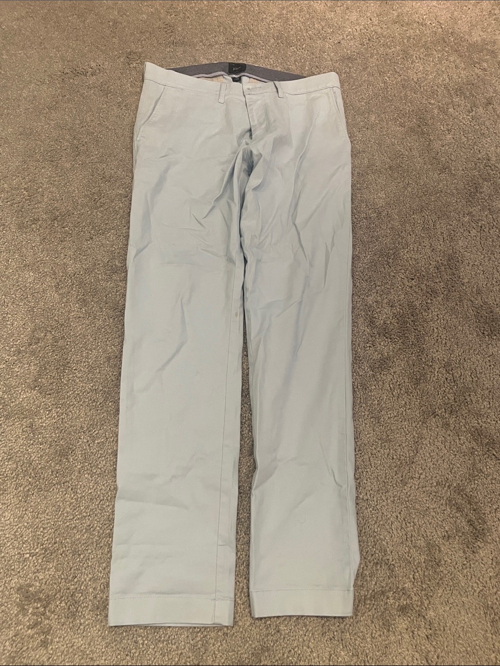 J Crew Men's Light Blue chinos 32/32